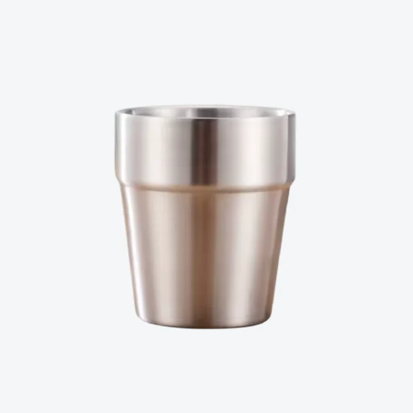 Portable Cup Double Wall Stainless Steel Coffee Mug 300ml