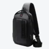 Arctic Hunter bag Arctic Hunter Waterproof Black Crossbody Sling Bag with USB Charging Port & Cable