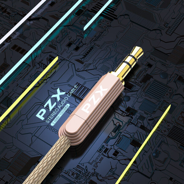 PZX 1501 3.5mm Male to Male AUX Audio Cable for Phone, Car & Speakers