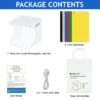package contents PULUZ Portable LED Photo Studio Box 23cm with 2 LED Lights