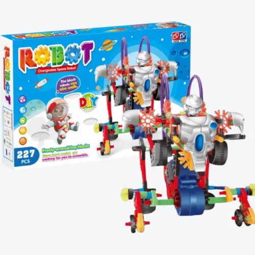 robot kids toys 1 227PCS Space Robot Building Blocks Set | Transforming Robot Toy for Ages 3+