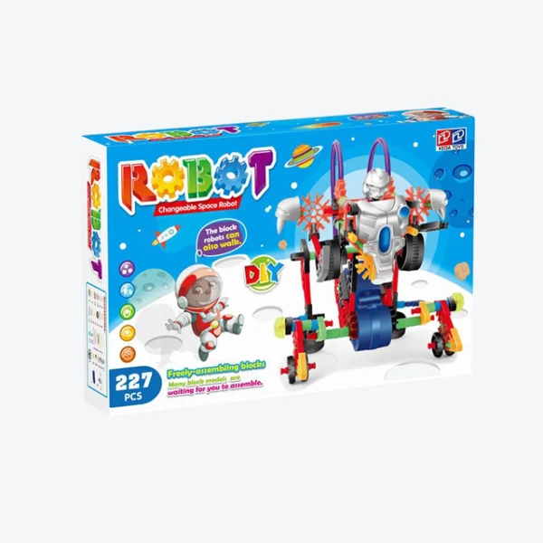 227PCS Space Robot Building Blocks Set | Transforming Robot Toy for Ages 3+